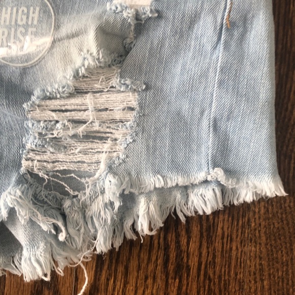 Distressed Denim Jean Shorts - Picture 8 of 10